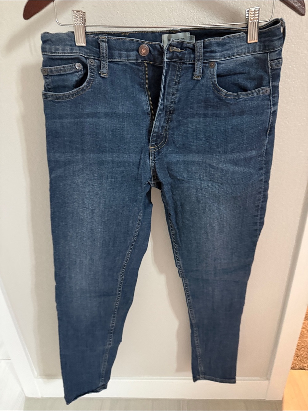 French Connection Skinny Jeans in Medium Blue Wash